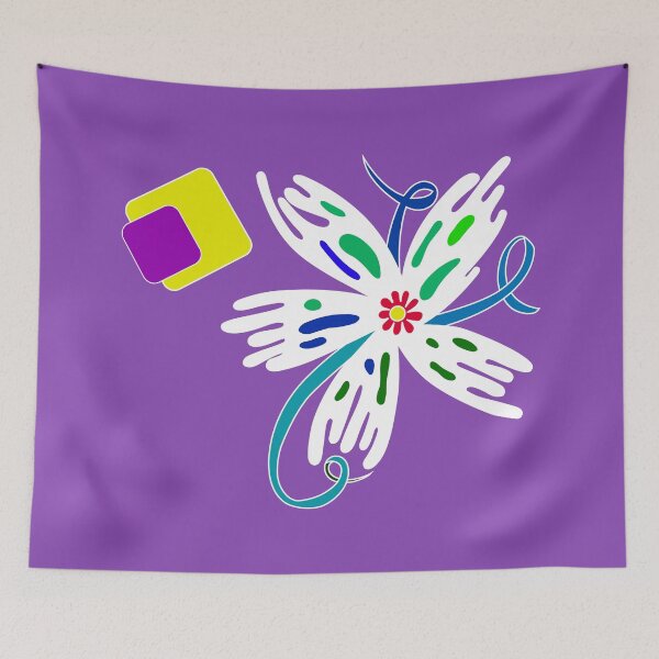 Item preview, Wild flower1 home decoration designed and sold by crevettedesign.