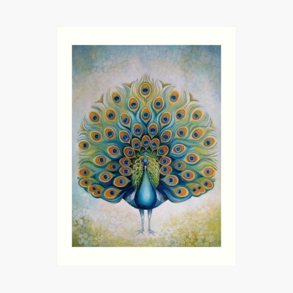 Peacock Art Print