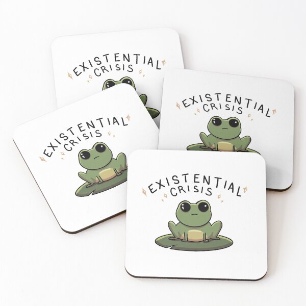 Item preview, Existential crisis frog  designed and sold by KayaHass.
