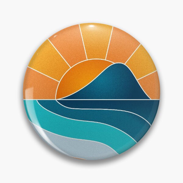 Item preview, Sunset on the beach, Abstract, Sun on the beach, Beach, Sealover, Mid century designed and sold by creativitygood.