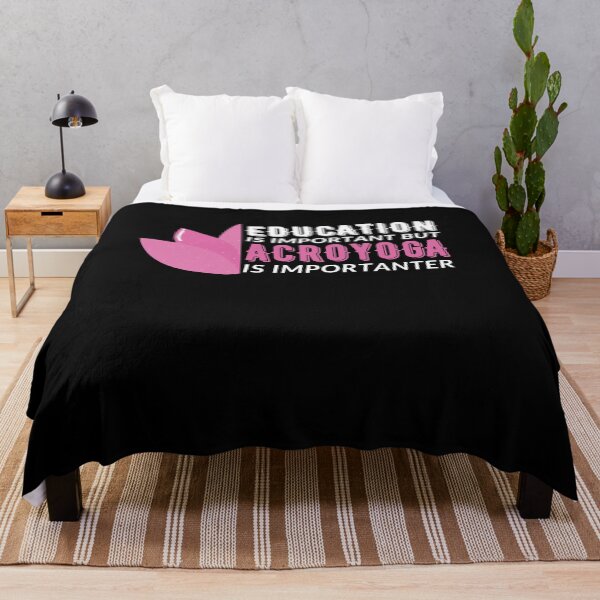 Item preview, Education is Important But AcroYoga is Importanter designed and sold by Crafty-Mornings.