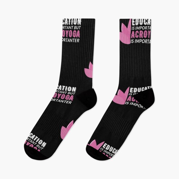 Item preview, Education is Important But AcroYoga is Importanter designed and sold by Crafty-Mornings.