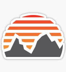 Mountain Sunset Sticker
