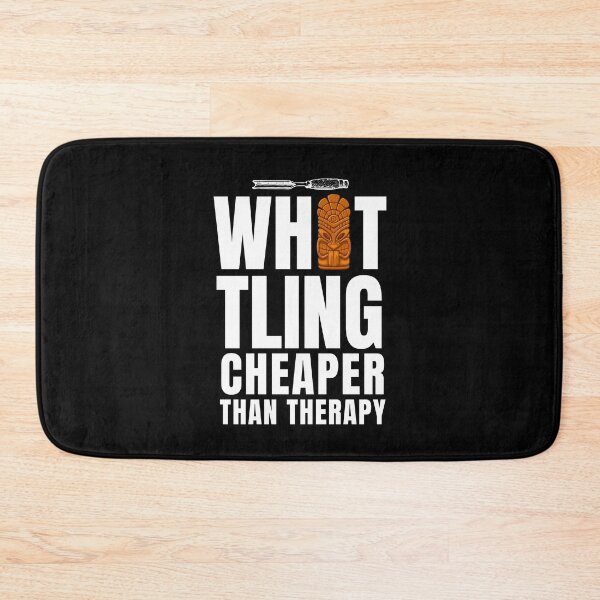 Item preview, Whittling Cheaper Than Therapy designed and sold by Crafty-Mornings.