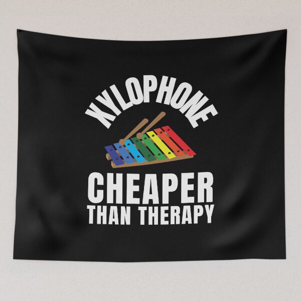 Item preview, Xylophone Cheaper Than Therapy designed and sold by Crafty-Mornings.