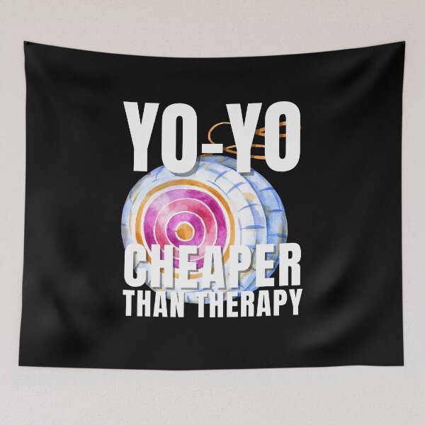 Item preview, YO-YO Cheaper Than Therapy designed and sold by Crafty-Mornings.
