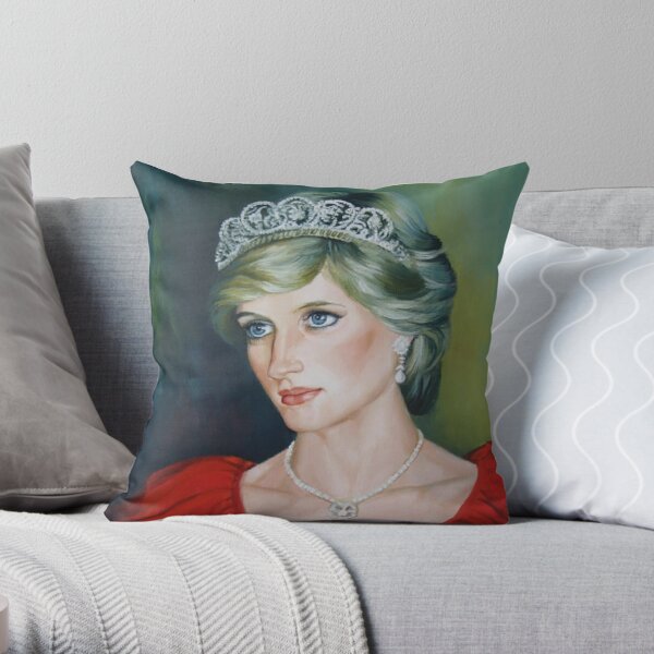 Princess Diana Throw Pillow