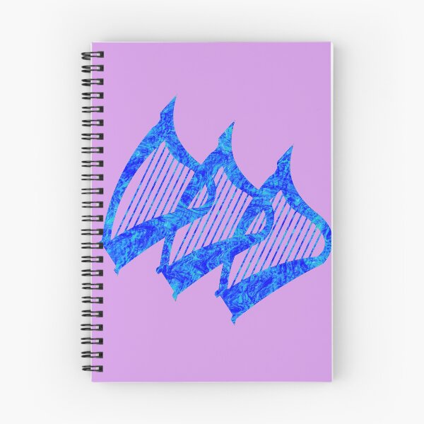 Item preview, Arpas azules jaspeadas abstractas en rosa designed and sold by Only1helen.