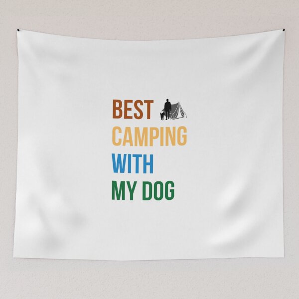 Item preview, best camping with my dog designed and sold by monteroshirt.
