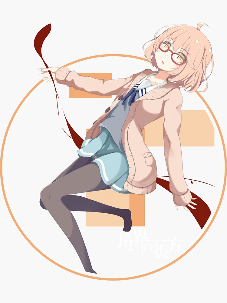 Mirai Kuriyama #2 - Kyoukai no Kanata Sticker for Sale by Animeager