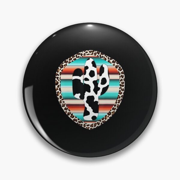 Item preview, Funny Serape Cow Print Cactus Leopard Print Turquoise designed and sold by kentuckykonpha.