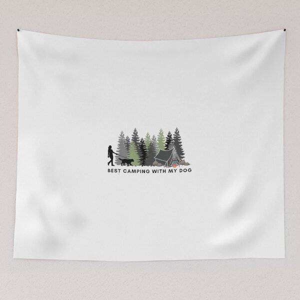 Item preview, best camping with my dog designed and sold by monteroshirt.