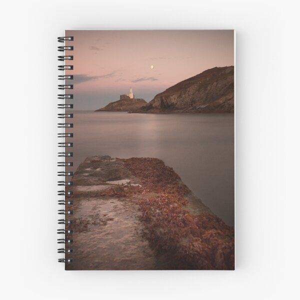 Item preview, Mumbles lighthouse at night designed and sold by Leighton Collins.