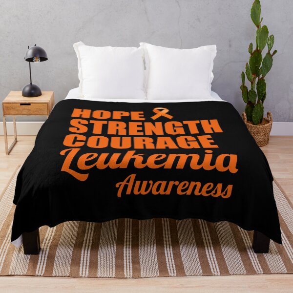 Item preview, Leukemia Cancer Awareness Support Orange Ribbon designed and sold by CuteDesigns1.