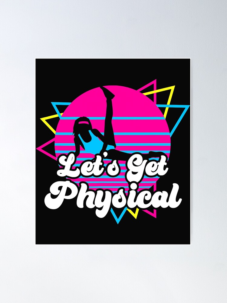 Let's Get Physical Workout Gym Rad 80'S Men Women' Travel Mug