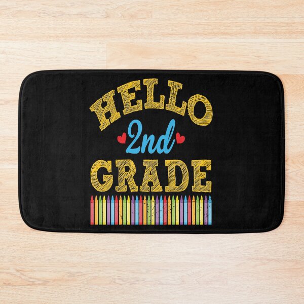 Item preview, HELLO 2ND GRADE - EXCITED BACK TO SCHOOL QUOTE designed and sold by PhillDaPhlava.