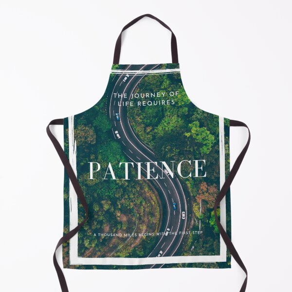 Item preview, The journey of life requires patience quote green forest designed and sold by Lizzysszhou.