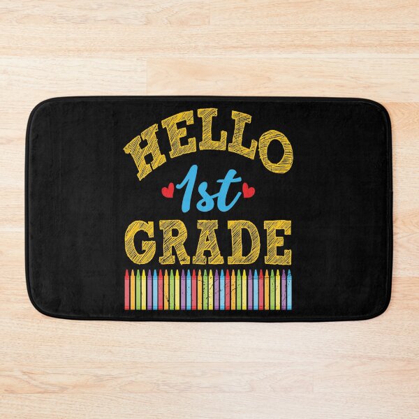 Item preview, HELLO 1ST GRADE - EXCITED BACK TO SCHOOL QUOTE designed and sold by PhillDaPhlava.