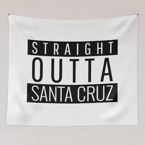 Item preview, Straight Outta Santa Cruz California  designed and sold by Teelogic.