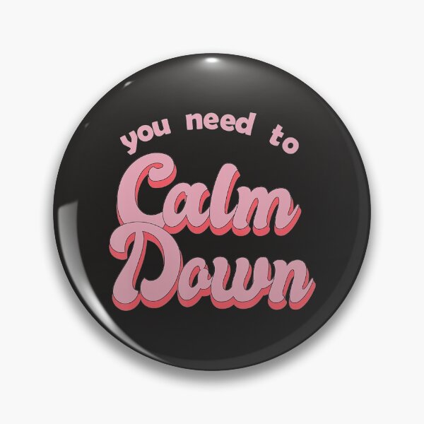 Item preview, Calm Down Retro Style designed and sold by BarineZayden.