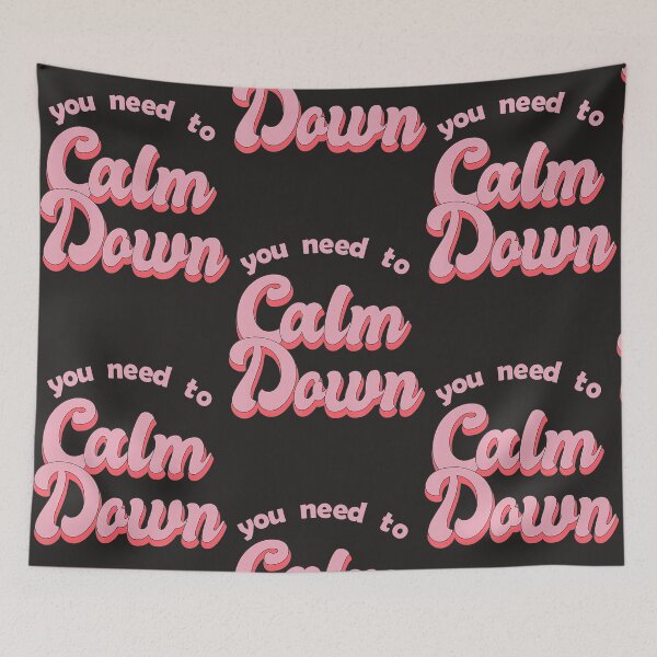 Item preview, Calm Down Retro Style designed and sold by BarineZayden.