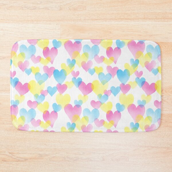 Item preview, Tissue Paper Hearts (White, Yellow, Magenta, Cyan) designed and sold by JMTolman.