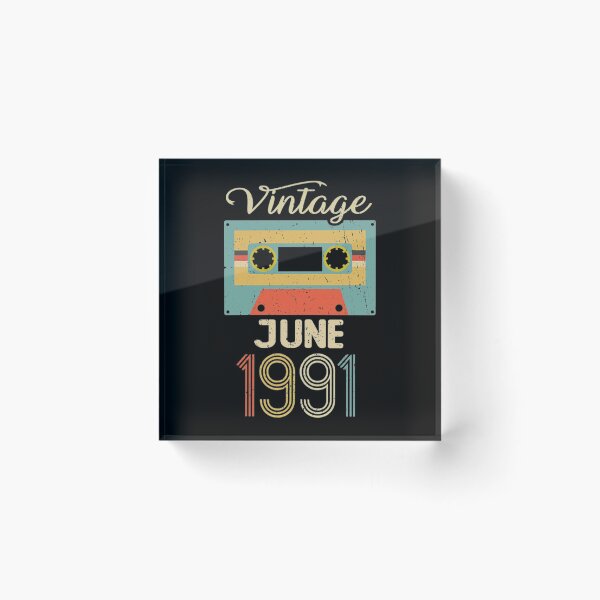 Item preview, 30 T-ShirtVintage June 1991 30th Birthday 30 Year Gift designed and sold by ElfledaBush.