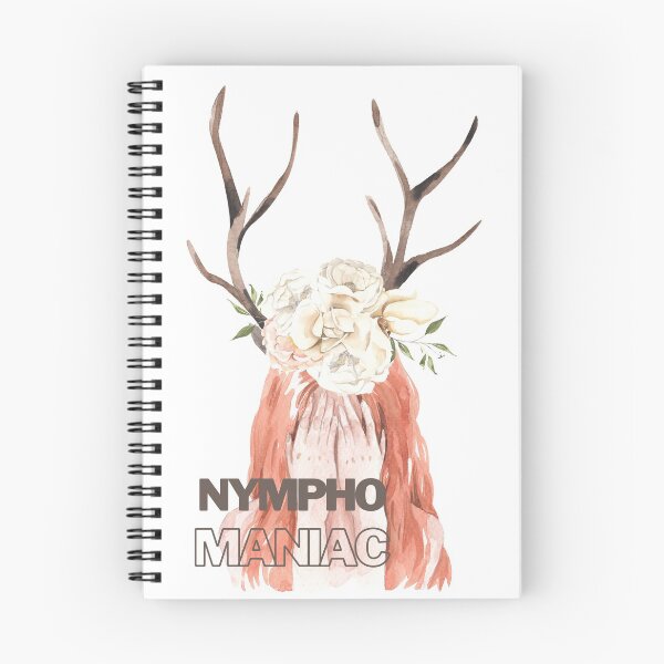 Item preview, Nymphomaniac watercolor deer horn red hair designed and sold by Lizzysszhou.