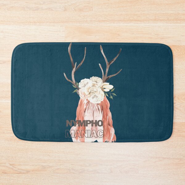 Item preview, Nymphomaniac watercolor deer horn red hair designed and sold by Lizzysszhou.