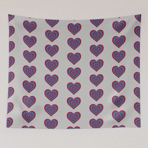 Item preview, Crimson and Blue - Powerpuff Girls Retro Heart designed and sold by Liyanna Baloca.