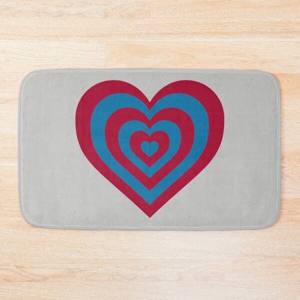 Item preview, Crimson and Blue - Powerpuff Girls Retro Heart designed and sold by Liyanna Baloca.