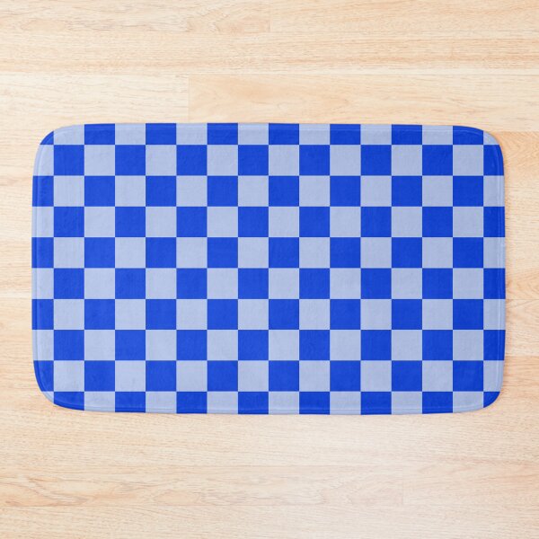 Item preview, Checkerboard Check Checkered Pattern in Royal Blue and Light Blue designed and sold by kierkegaard.