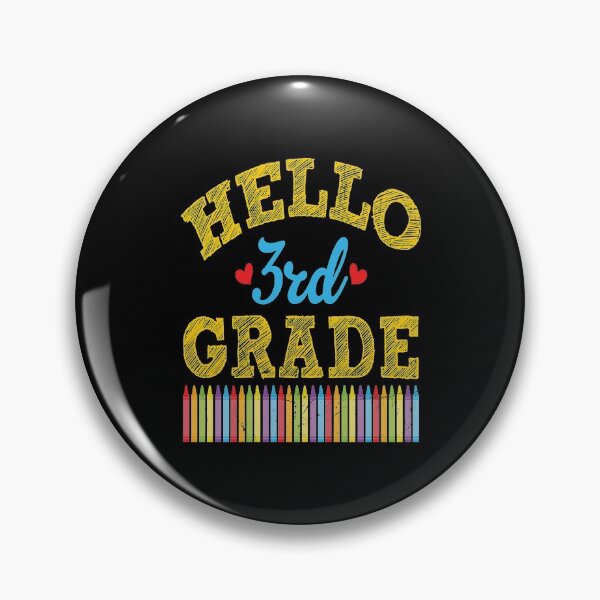 Item preview, HELLO 3RD GRADE - EXCITED BACK TO SCHOOL QUOTE designed and sold by PhillDaPhlava.