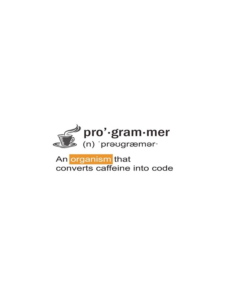 Thumbnail 4 of 4, iPhone Case, Programmer Definition - Programmer converts caffeine into code  designed and sold by devtshirts.
