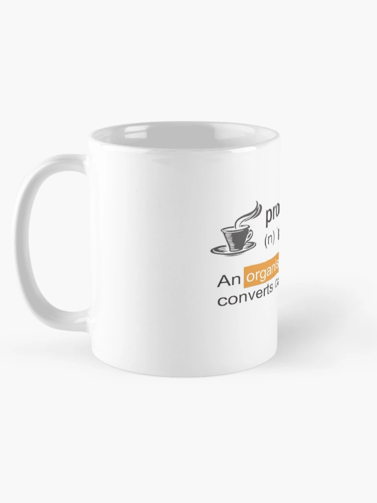 Thumbnail 5 of 6, Coffee Mug, Programmer Definition - Programmer converts caffeine into code designed and sold by devtshirts.