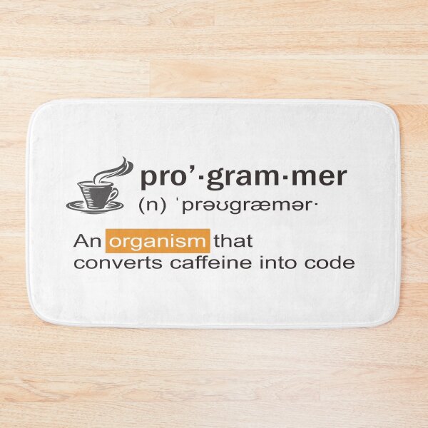 Item preview, Programmer Definition - Programmer converts caffeine into code designed and sold by devtshirts.