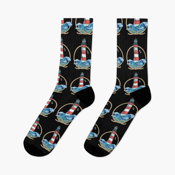Item preview, lighthouse sea seagull coast water shipping designed and sold by Monster-shirts.