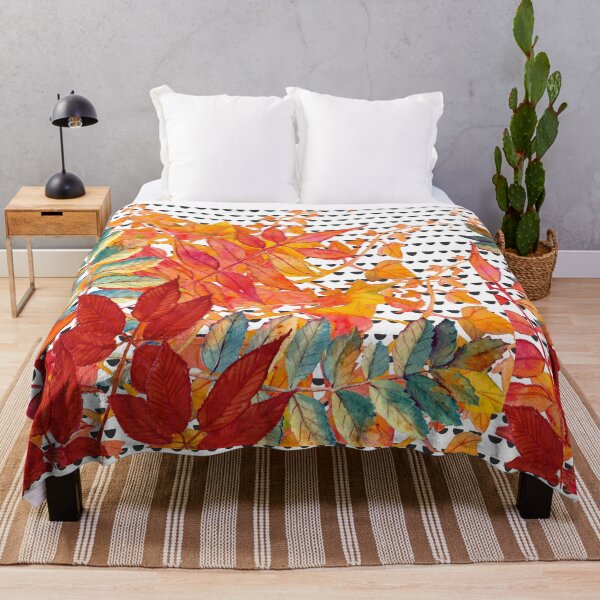 Item preview, Autumn Leaf Abstract Artwork designed and sold by Dream Bloom Gallery.