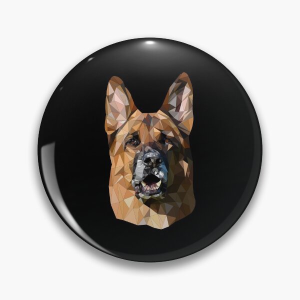 Item preview, Low Poly Dog Shepherd Pet German Style designed and sold by Monster-shirts.