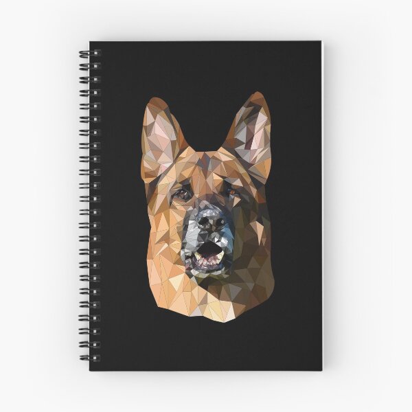 Item preview, Low Poly Dog Shepherd Pet German Style designed and sold by Monster-shirts.