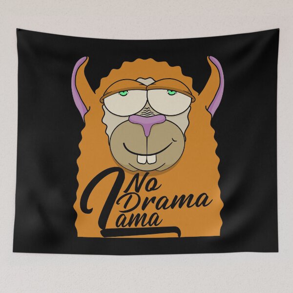 Item preview, No Drama Lama Lamashirt Alpaka Lama Tier designed and sold by Monster-shirts.