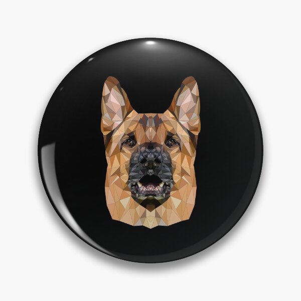 Item preview, Low Poly Dog Shepherd Pet German Style designed and sold by Monster-shirts.