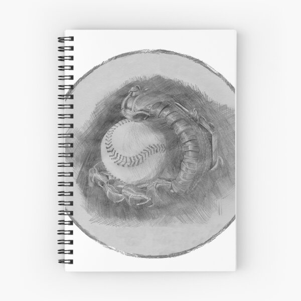 Item preview, Bola y guante de béisbol designed and sold by Michele Engling.