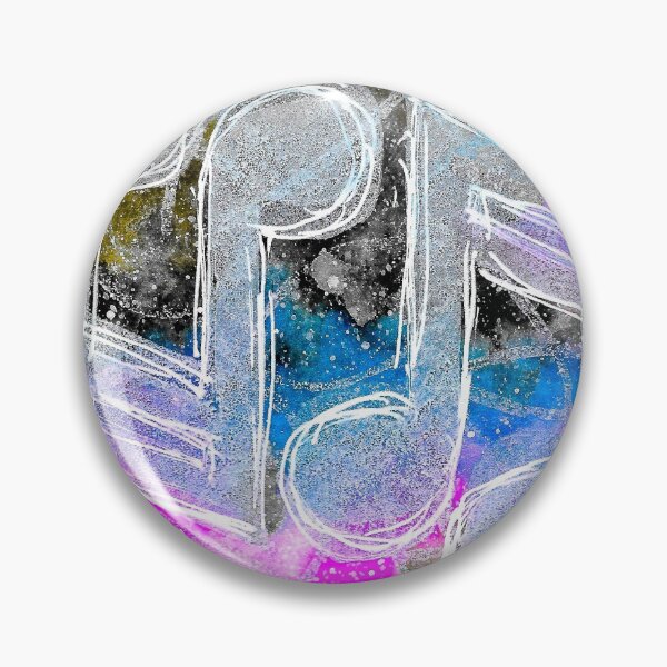 Item preview, Galaxy Music Notes Mixed Media Painting designed and sold by artdesignbysam.