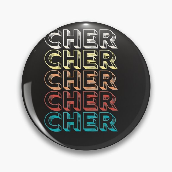 Item preview, Cher Retro Vintage Style Name Gift designed and sold by BarineZayden.