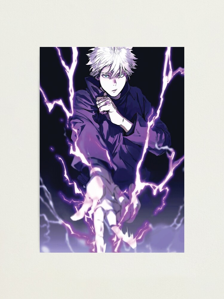 Satoru Gojo Portrait Art Print Jujutsu Kaisen Home Decor Wall Hanging