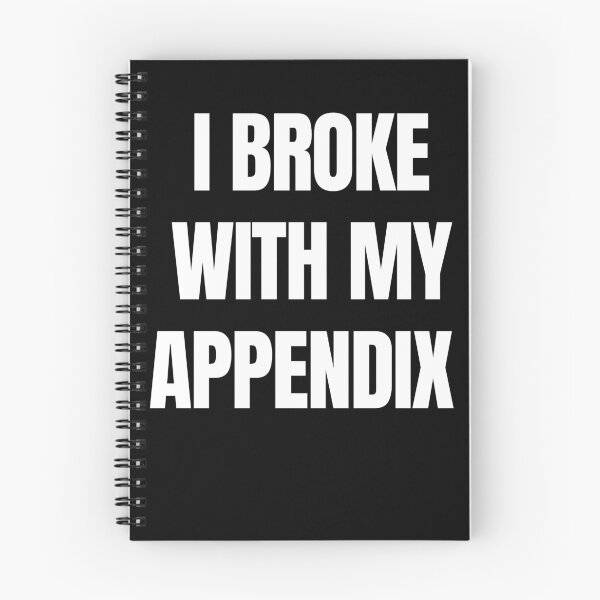 Item preview, Appendix funny quotes designed and sold by Tej0711.