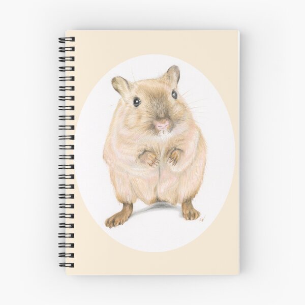 Item preview, Hamster, coloured pencil drawing designed and sold by SandraWarmerdam.