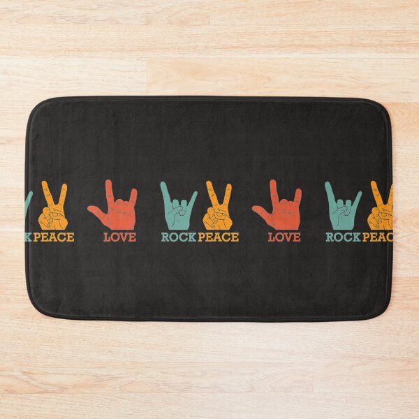 Artikelvorschau, Classic Peace Love Rock Vintage Tee Konzertband entworfen und verkauft von BarineZayden.