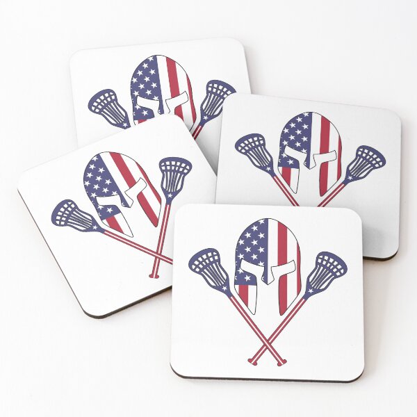 Item preview, lacross american flag, warrior usa flag designed and sold by BeCoolArt.